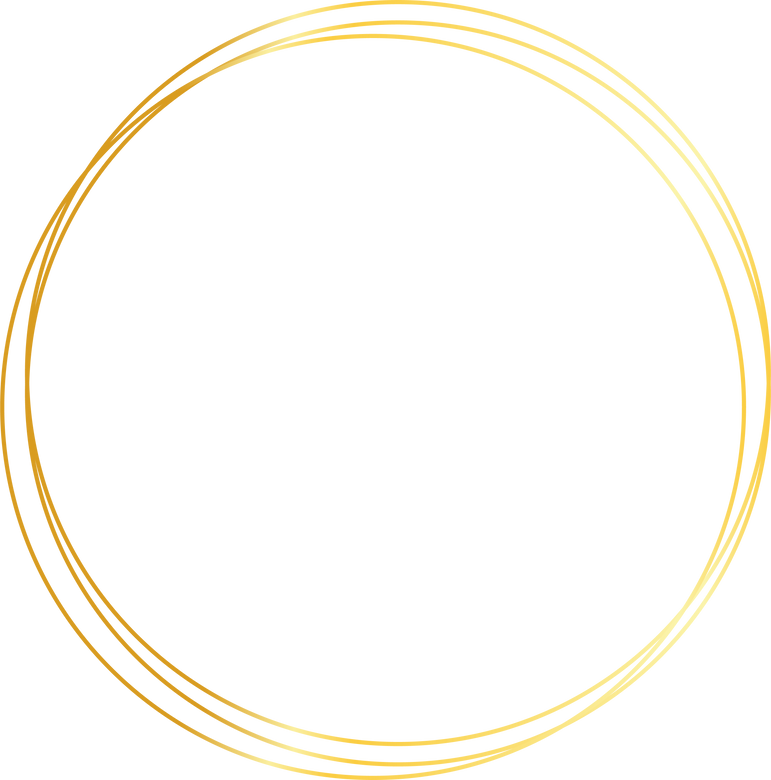 Circle  gold shape abstract frame border background element